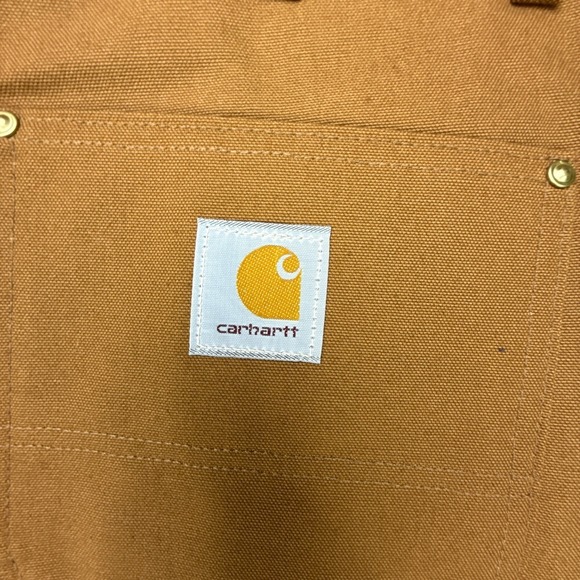 Carhartt B02 BRN Traditional Duck Work Dungaree Single Knee Pants 36x30 NWT NOS